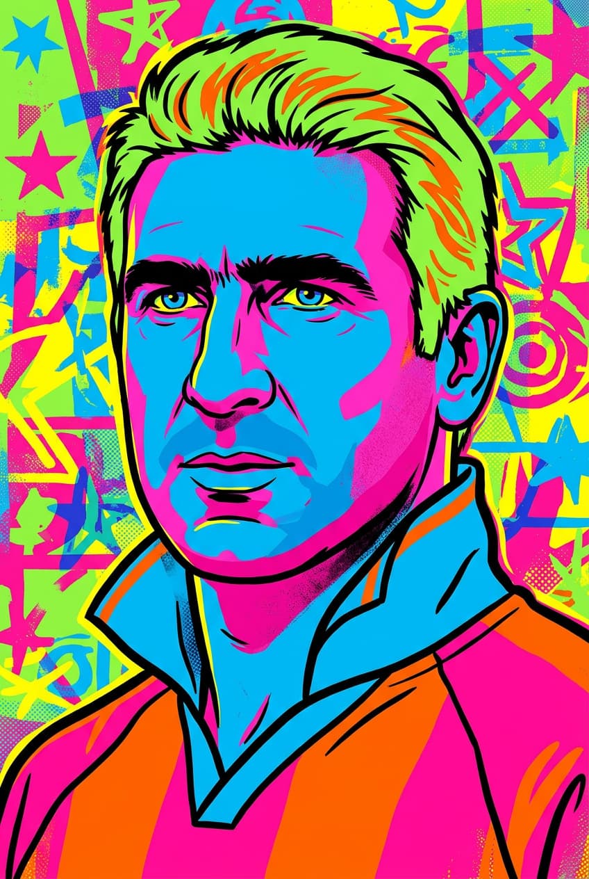 Eric Cantona — Pop Art