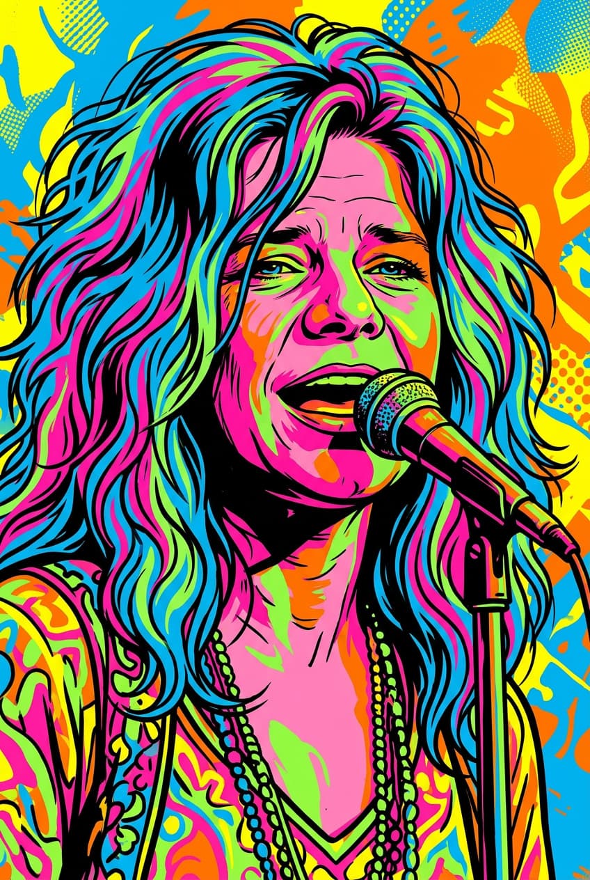 Janis Joplin — Pop Art