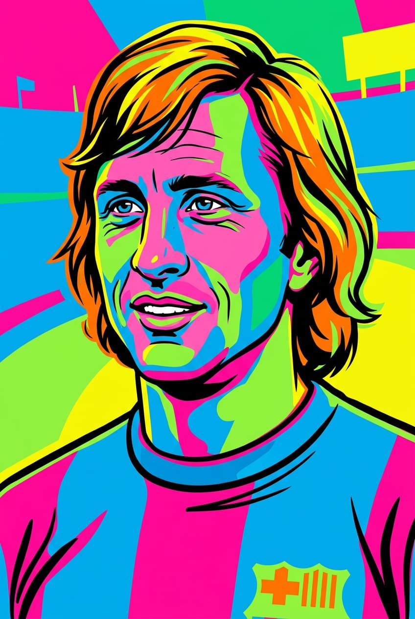 Johan Cruyff — Pop Art