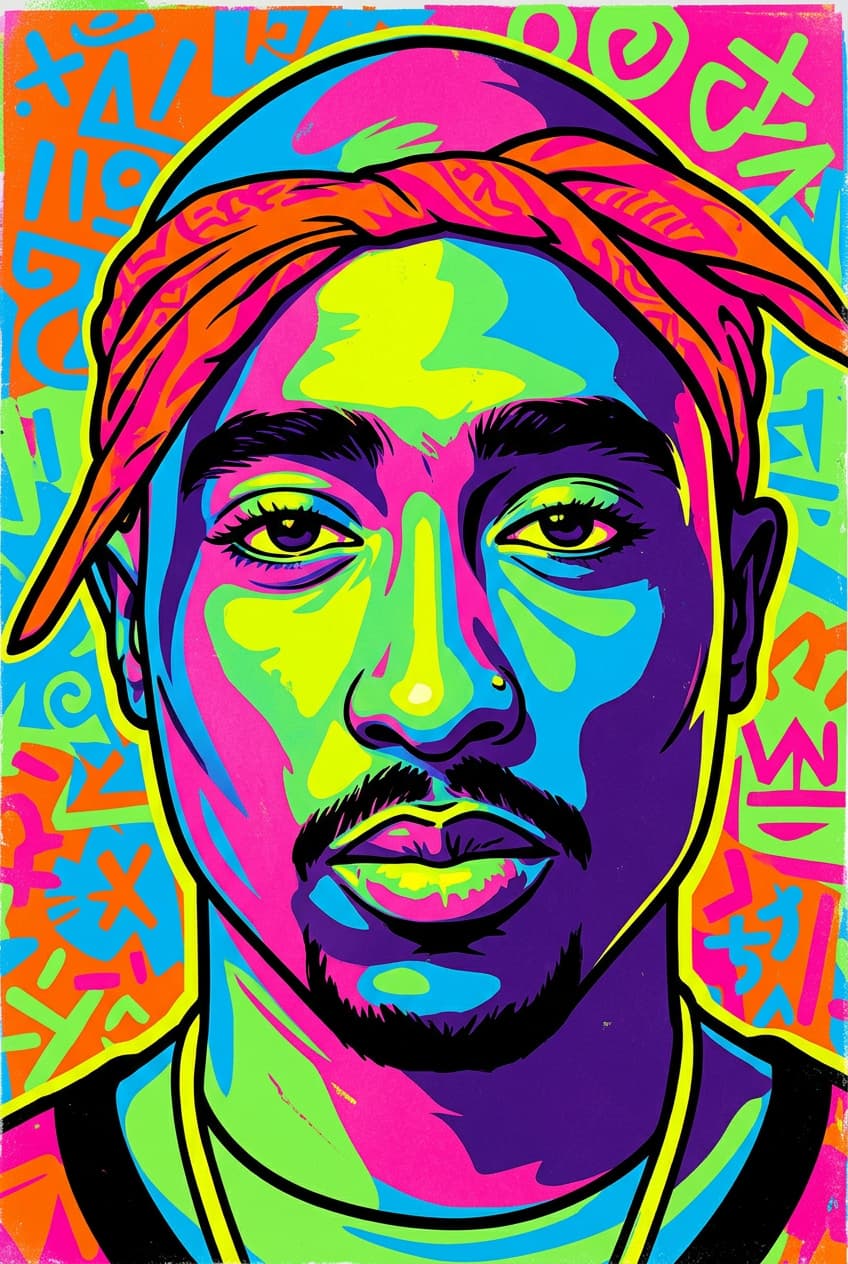 Tupac Shakur — Pop Art